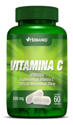 Vitamina C - 60 Cápsulas - Herbamed