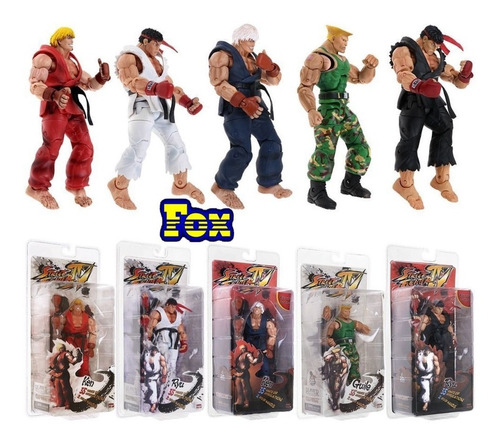 Figura Street Fighter Iv Articulado - Arcade Fox