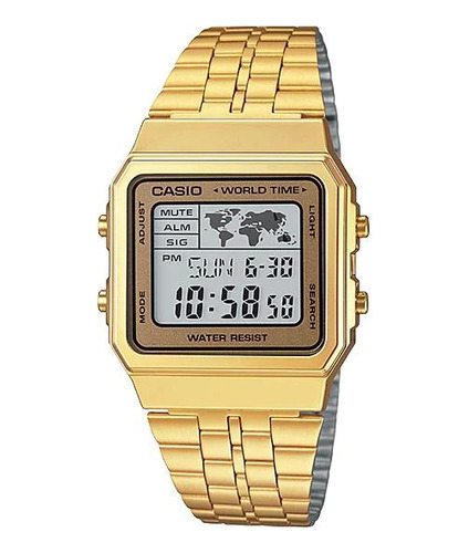 Reloj Casio Original A-500wga-9 Vintage Unisex Garantía