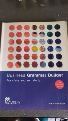 Libro Macmillan Business Grammar Builder