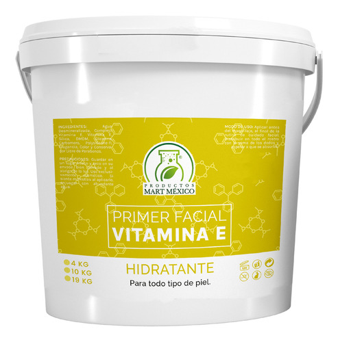Primer Hidratante De Vitamina E 4 Kilos