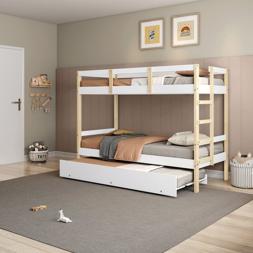 Treliche Solteiro Soft Madeira E Mdf Casatema Jh