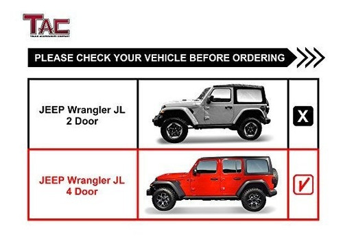 Protector Lateral Para Jeep Wrangler Jl 4 Puerta Accesorio