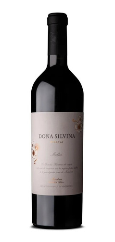 Vino Doña Silvina Reserva Malbec Pedriel .lujan De Cuyo