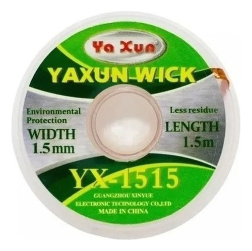 Malla Desoldante Yaxun Modelo  Yx1515  1.50mm Flux 4485b