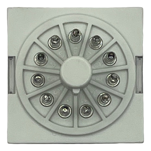 Relevador 24vdc 11pin 10a Circular Zj10ft-3pl Con Base