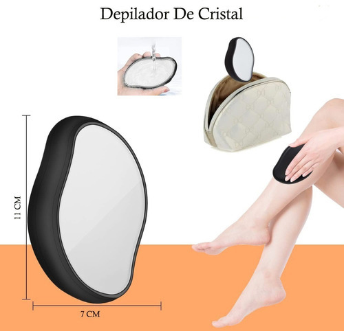 Depiladora de vidro, depiladora, borracha de cabelo, removedor de cor dourada