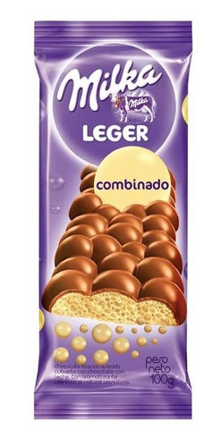 Pack X 6 Unid. Chocolate  Leger Comb 100 Gr Milka Chocolate