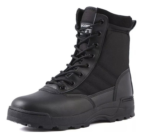 Bota Swat Táctica Militar Caza Coyote-negro Airsoft. Sport 