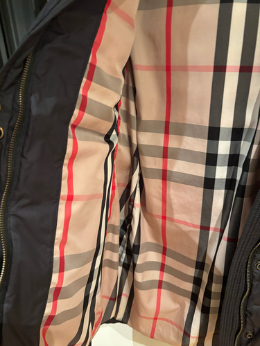 Burberry Camparon Con Cinto Mujer Campera (Usado)