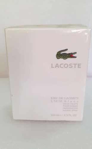 Perfume Lacoste Blanc-pure 100ml Edt Caballero Original