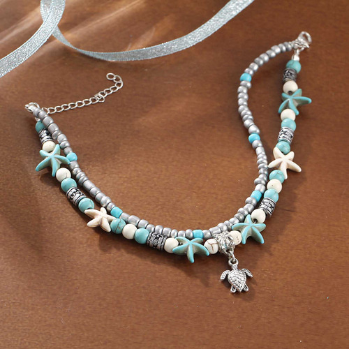 Yc Tobillera Personality Para Mujer Fashion Star