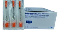 Comprar Jeringa De Insulina 1 Ml Aguja Fija 30g X 1\u002F2 De Nipro