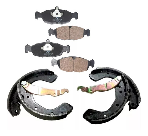 Kit Balatas Delanteras Y Traseras + Liquido, Chevy 1994-2012