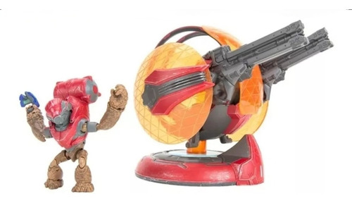 Halo Shade Turret Con Grunt Assault 8 Piezas Juguete (Usado)