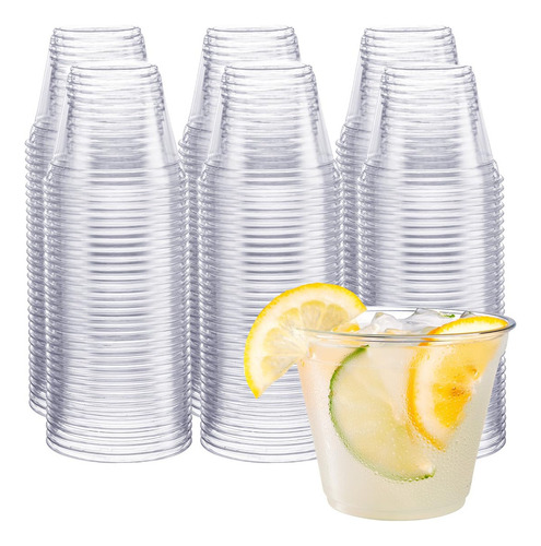 Paquete De 300 9 Oz.] Vasos De Plastico Pet Transparente