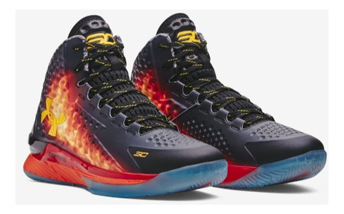 Tenis Under Armour 38138001 Curry 1 Retro Negro Hombre / J
