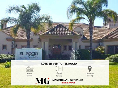 Lote En Venta - El Rocio