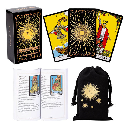 Kit De Cartas Para Tarot Vitacera, Tradicional, Con Bolsa