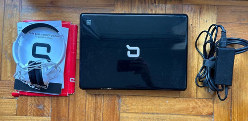 Notebook Compaq Portátil Con Accesorios Funciona Negro (Usado)