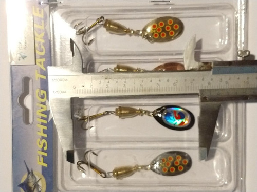 Spinner Mariposa Pesca Trucha Salmon 4 U/n