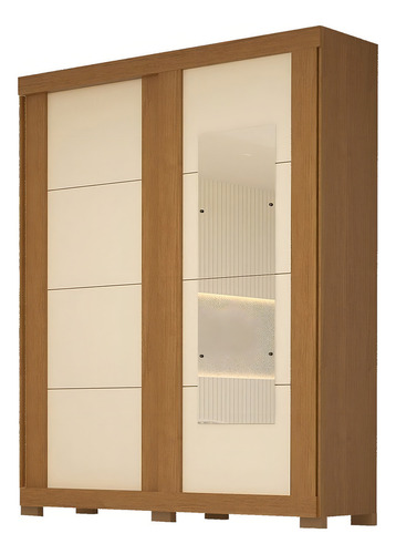 Guarda-roupa Casal 160cm 2 Portas De Correr Com Aawt