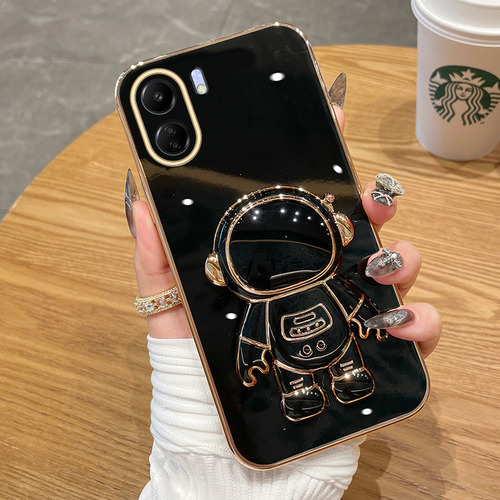 Li Capa Para Redmi 13c Electroplate Silicone Astronauta