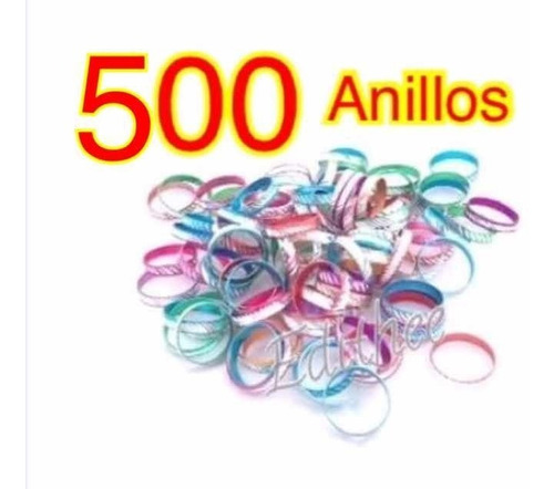 500 Anillos Kermés Matrimonio Juguete Piñata