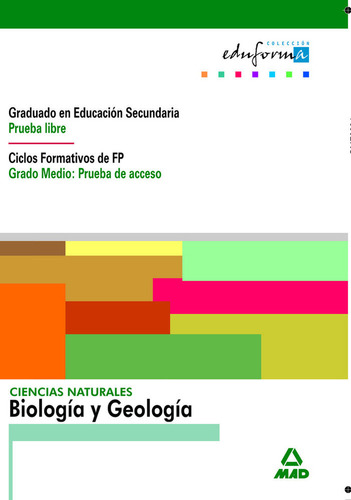 Libro Ciencias Naturales: Biologã­a Y Geologã­a. Graduado...