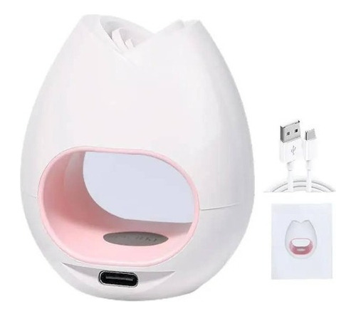 Mini Lampara Uv Manicure Led Uñas Usb Soft Gel 16w Rosa