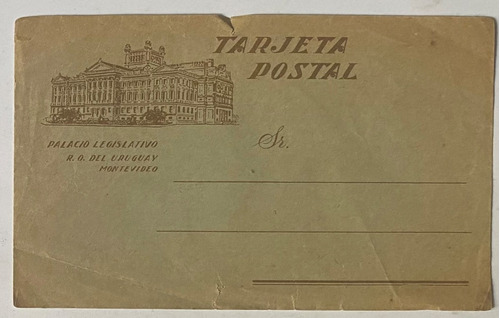 2 Antiguos Sobres Postal, Uruguay Sp7