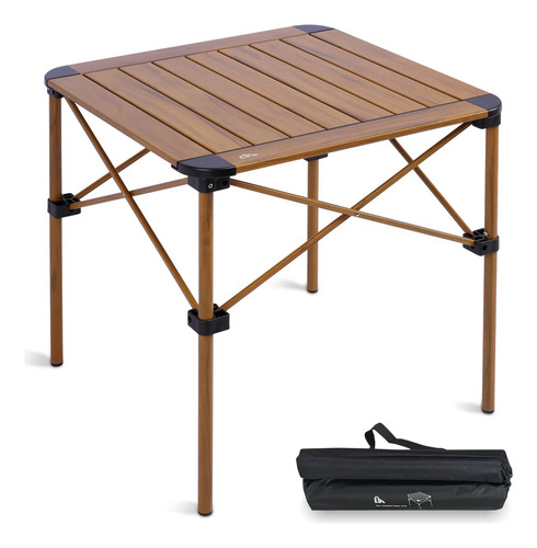Iclimb Alu Ligero Estable Mesa Cuadrada Plegable Enrollable