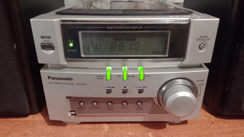 Microsystema Panasonic Radio Am-fm-cd-auxiliar-sound-reloj (Usado)