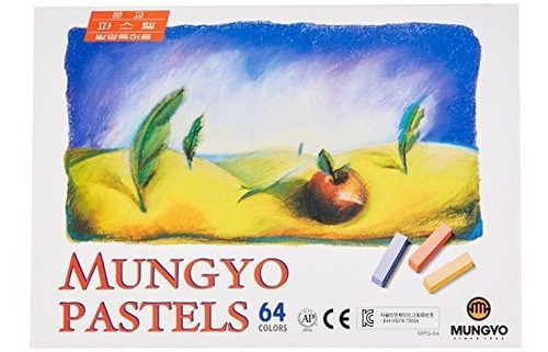Mungyo Gis No Tóxico Pastel Suave Paquete De 64 Colores Surt