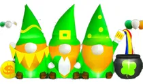 Comprar Estatuillas Gnomos Con Luces Led Para San Patricio