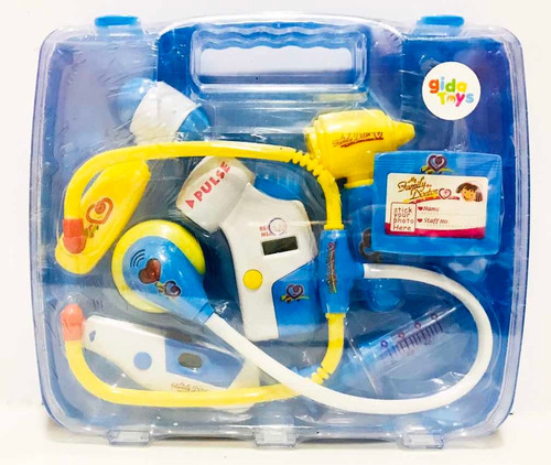 Kit Set Maletin De Doctor Juguete Niños 8 Piezas Digitales.