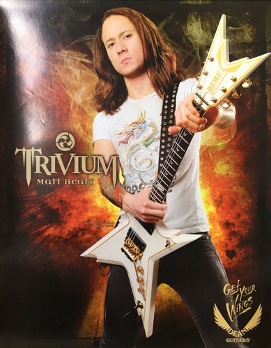 Afiche / Póster De Colección Matt Heafy Trivium