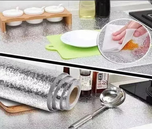 2pack Papel Aluminio De Cocina Multiuso De 5 Metros X 40 Cm