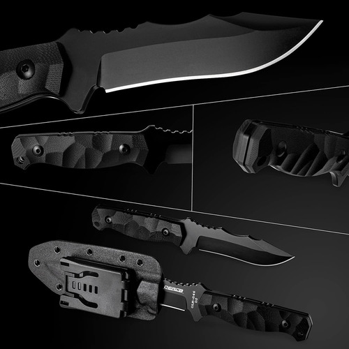 Oerla Olk-d46 - Cuchillo Táctico De Hoja Fija Con Funda Kyde