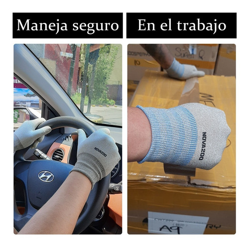 Guante Antibacterial Con Cobre Reusable Lavable De Corea