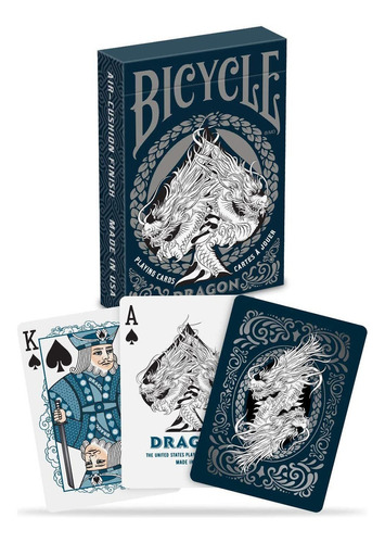 Bicicleta Dragón Jugando Cartas, Azul