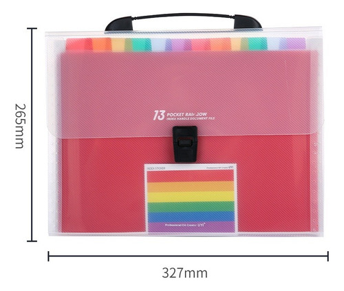 Carpeta Archivos Expandible Folder Organizador Documentos A4 Multiple