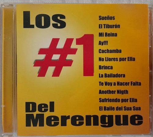 Los # 1 Del Merengue. Cd Original Usado. Qqf. Ag.