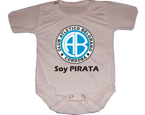 Bodys Para Beb s Belgrano De Cordoba Pirata Futbol MercadoLibre