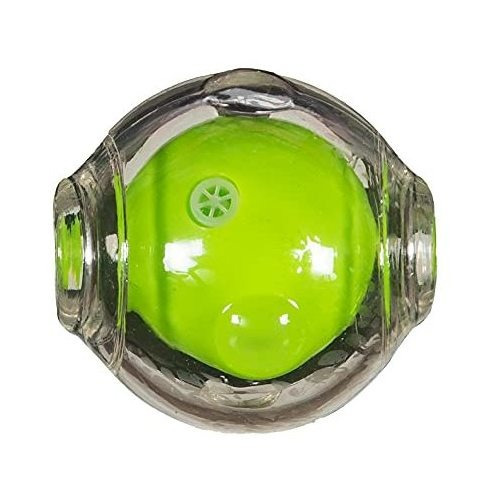 Chase 'n Chomp Amazing Squeaker Ball Toy Para Mascotas, Tran