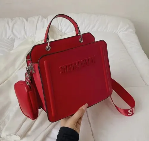 Bolsa steve madden roja new arrivals