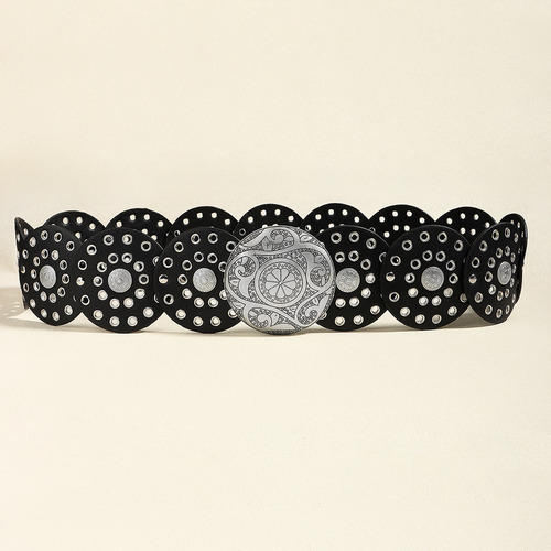 Cinturón Vaquero De Piel Boho Dics Vaquero Para Mujer