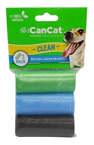 Repuesto Bolsas Sanitarias X3 Rollos Mascotas Perros K9