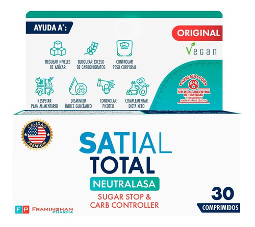 Suplemento Dietario Satial Total X 30 Comprimidos Satial