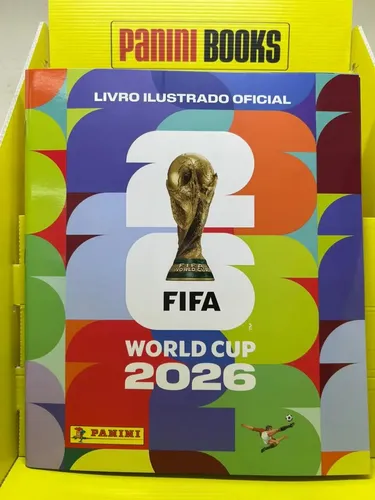 Álbum Copa do Mundo 2026 FIFA Mundo Panini Copa – Edição Capa Bro...